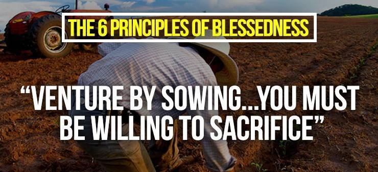 Venture by sowing You must be willing to Sacrifice by jay gregorio