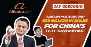 Alibaba posts record $38 billion in sales for China’s 11.11 shopping