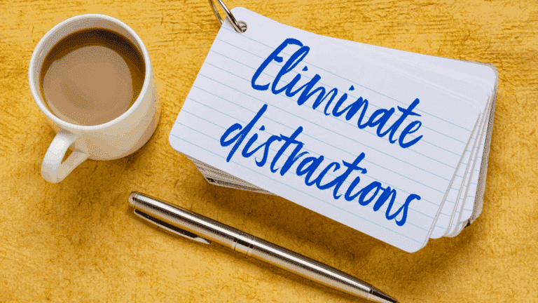 how to avoid distractions