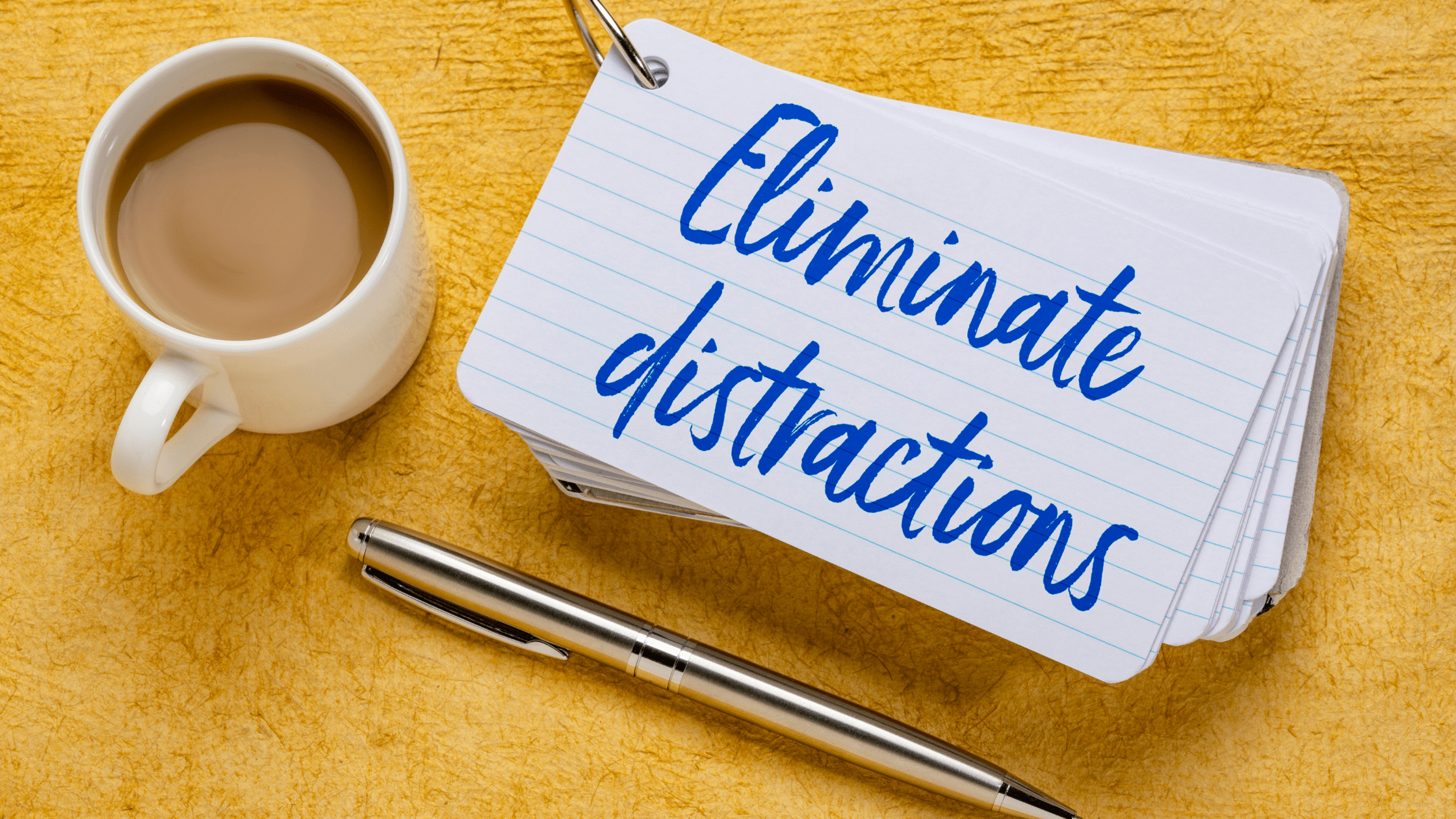 how to avoid distractions