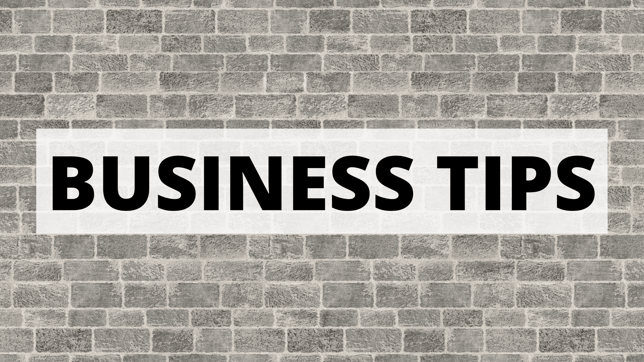business tip