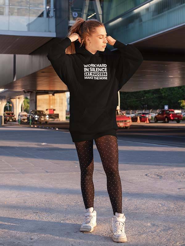 Hoodie "Work Hard In Silence, Let Success Make The Noise" - Image 5